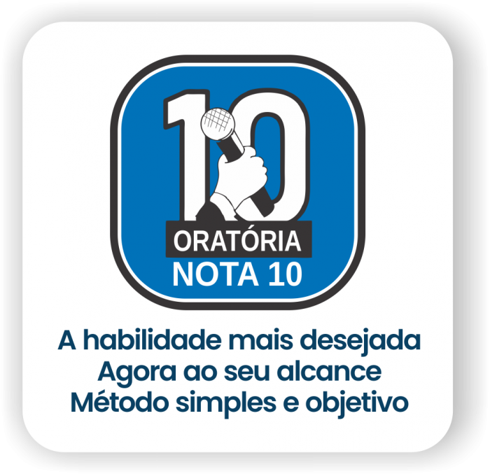 botao oratoria nota 10